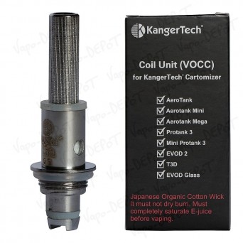 Pack-5 têtes Kangertech VOCC Protank 3 / Aerotank Pack-5 têtes Kangertech VOCC Protank 3 / Aerotank
