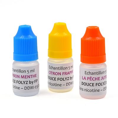 Echantillons gratuits 5 ML sans nicotine