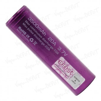 EFEST 18650 IMR 3500mAh 20A Flat-Top EFEST 18650 IMR 3500mAh 20A Flat-Top