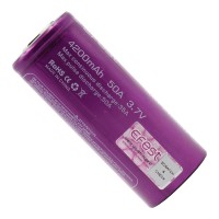 Accumulateur EFEST 26650 IMR 4200mAh 50A Flat-Top