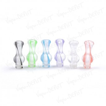 Drip-Tip MING plastique couleur rayé