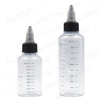 Flacon gradué 60 ou 100 ml avec bouchon doseur Flacon gradué 60 ou 100 ml avec bouchon doseur