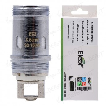 Résistances ELEAF EC2 pour MELO - ATLANTIS - TRITON Résistances ELEAF EC2 pour MELO - ATLANTIS - TRITON