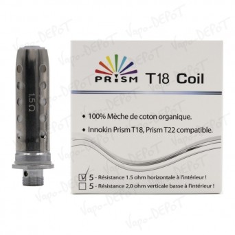 Résistances INNOKIN PRISM T18 1,5 Ohms