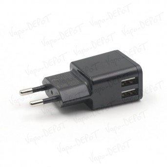 Adaptateur Secteur / double USB TEKMEE 2,4 Ampères Adaptateur Secteur / double USB TEKMEE 2,4 Ampères