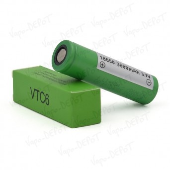 Accumulateur SONY VTC6A 18650 3000mAh 30A Flat-Top Accumulateur SONY VTC6A 18650 3000mAh 30A Flat-Top