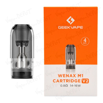 4 cartouches M pour pod Geekvape WENAX M1 V2