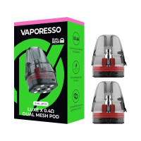 2 cartouches DUAL MESH pour pods Vaporesso Luxe X