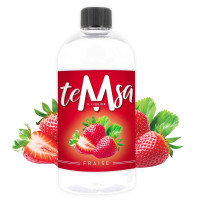 E-liquide TEMSA FRAISE 500 ML pr&ecirc;t &agrave; booster