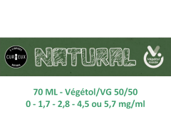 VEGETOL : CURIEUX NATURAL & 1900 50-70 ML